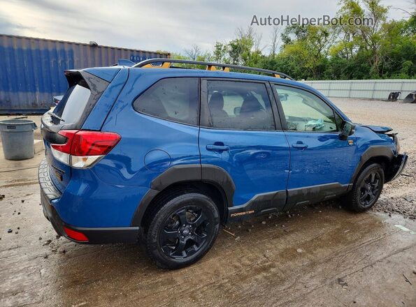 JF2SKALC1NH423453 2022 SUBARU FORESTER Blue Rear right