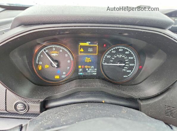 JF2SKALC1NH423453 2022 SUBARU FORESTER Blue Instrument cluster view