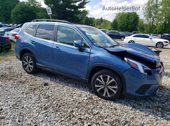 JF2SKALC2RH515175 2024 SUBARU FORESTER Blue Przód prawy