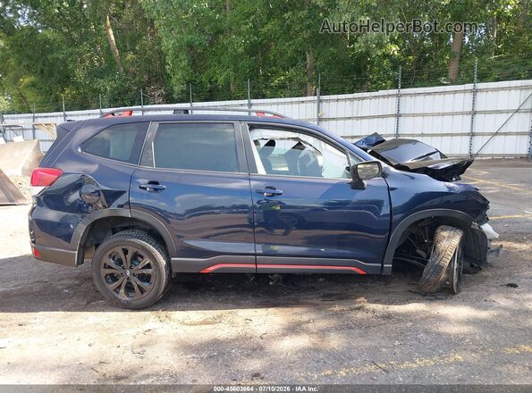 JF2SKALC3MH426563 2021 SUBARU FORESTER Blue უკანა სალონის ხედი