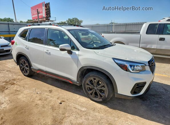 JF2SKALC4LH559234 2020 SUBARU FORESTER Белый Передняя правая четверть