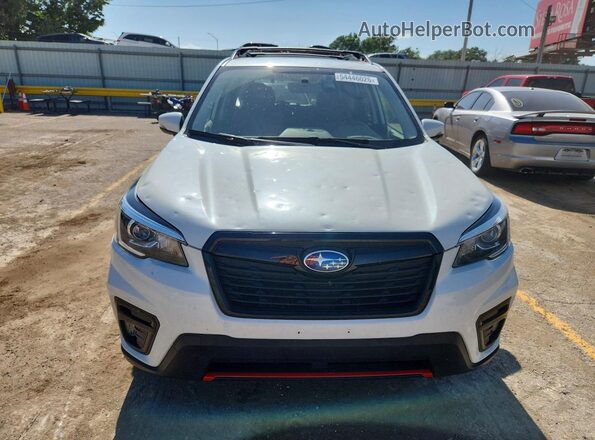 JF2SKALC4LH559234 2020 SUBARU FORESTER Белый Вид спереди