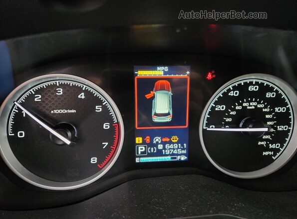 JF2SKALC4RH461491 2024 SUBARU FORESTER Black ხელსაწყოთა პანელის ხედი