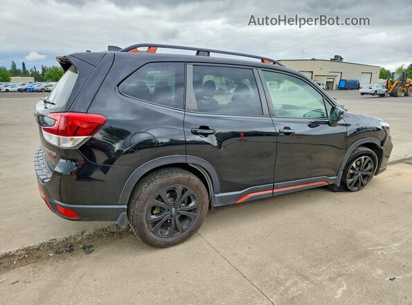 JF2SKALC5LH443007 2020 SUBARU FORESTER Black უკანა მარჯვენა