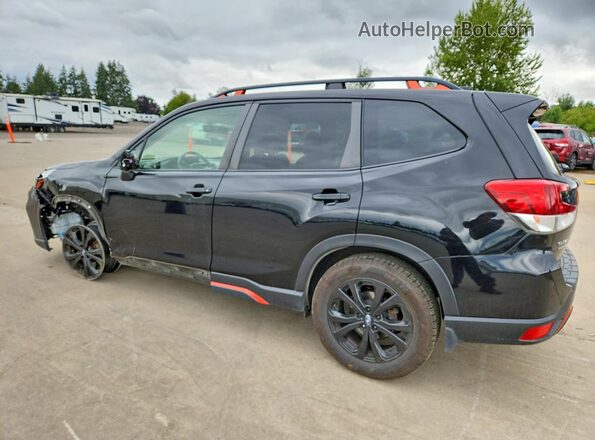 JF2SKALC5LH443007 2020 SUBARU FORESTER Black უკანა მარცხენა