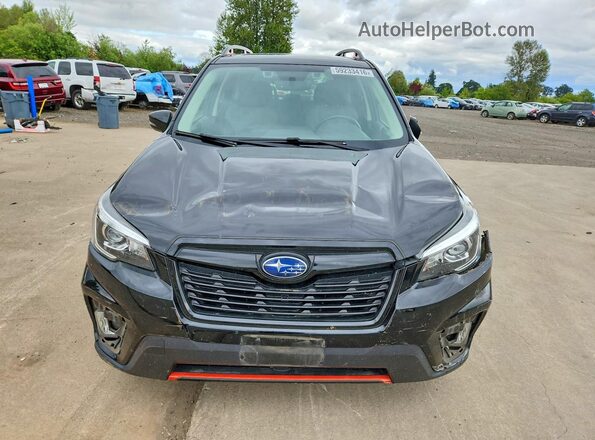 JF2SKALC5LH443007 2020 SUBARU FORESTER Black წინა ხედი