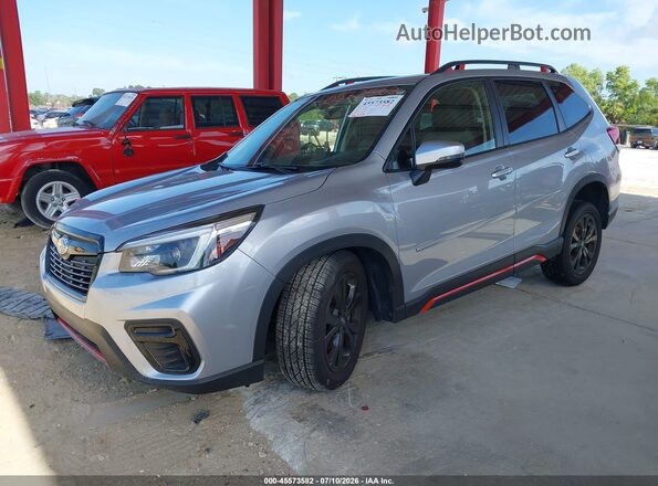 JF2SKALC7MH457279 2021 SUBARU FORESTER Silver Front left