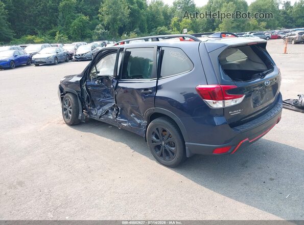 JF2SKALC7MH457394 2021 SUBARU FORESTER Dark Blue Задняя левая четверть