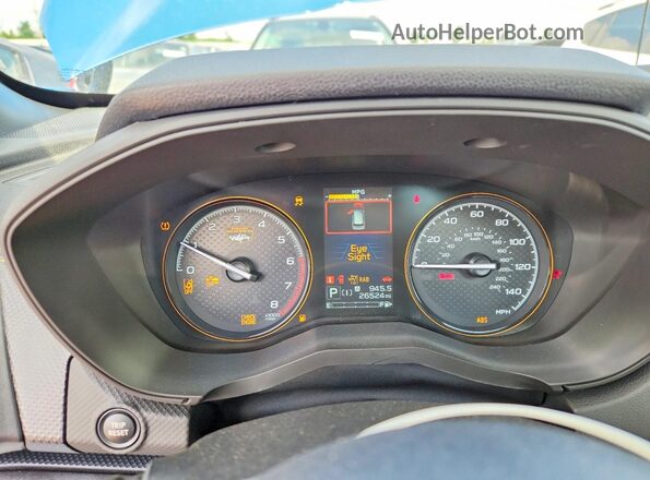 JF2SKALC8PH530857 2023 SUBARU FORESTER Blue Widok zestawu wskaźników
