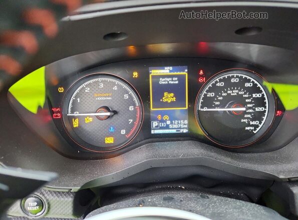 JF2SKALC9MH539644 2021 SUBARU FORESTER Silver Vista del cuadro de instrumentos