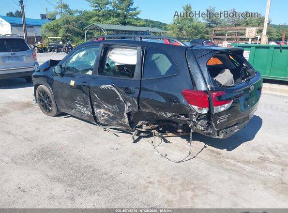JF2SKAMC1LH434495 2020 SUBARU FORESTER Black Trasero izquierdo