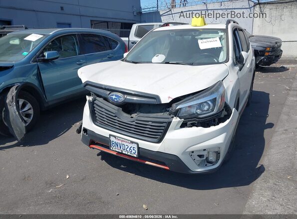 JF2SKAMC1LH458912 2020 SUBARU FORESTER White Widok zestawu wskaźników