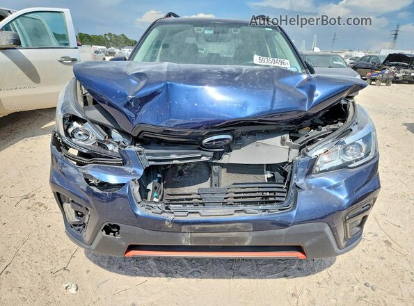 JF2SKAMC2LH463066 2020 SUBARU FORESTER Синий Вид спереди