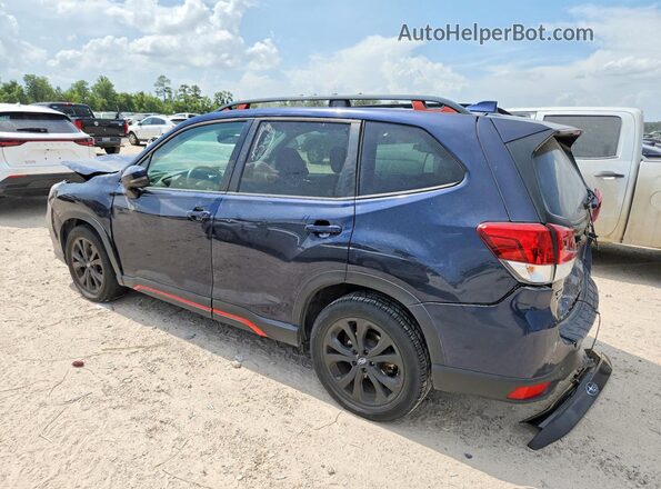 JF2SKAMC2LH463066 2020 SUBARU FORESTER Синий Задняя левая четверть