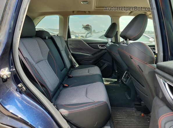 JF2SKAMC2LH463066 2020 SUBARU FORESTER Синий Вид задней части салона