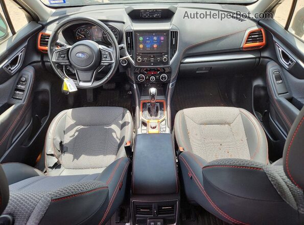 JF2SKAMC2LH463066 2020 SUBARU FORESTER Синий Вид панели приборов