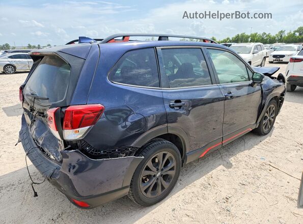 JF2SKAMC2LH463066 2020 SUBARU FORESTER Синий Задняя правая четверть