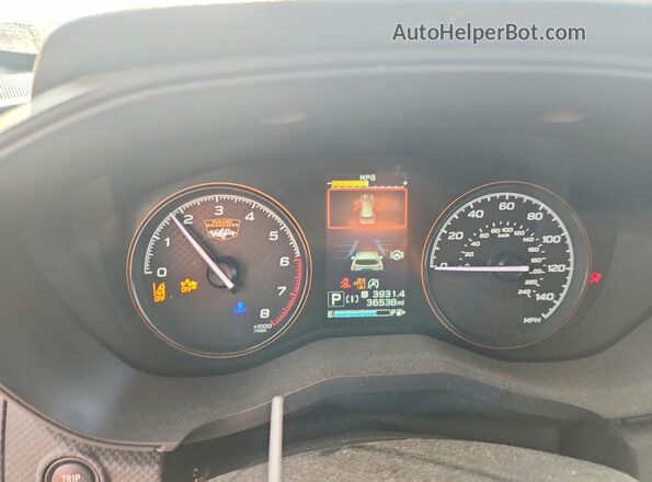 JF2SKAMC2NH522345 2022 SUBARU FORESTER Blue Instrument cluster view