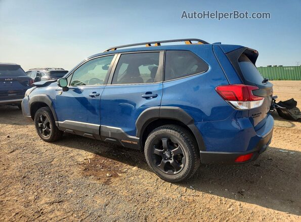 JF2SKAMC2NH522345 2022 SUBARU FORESTER Blue Rear left