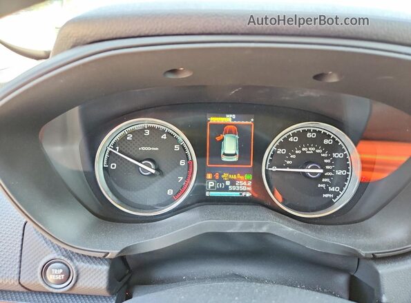 JF2SKAMC2RH400655 2024 SUBARU FORESTER Green ხელსაწყოთა პანელის ხედი