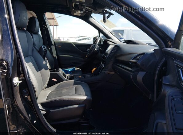 JF2SKAMC3NH502539 2022 SUBARU FORESTER Black Widok wnętrza z przodu