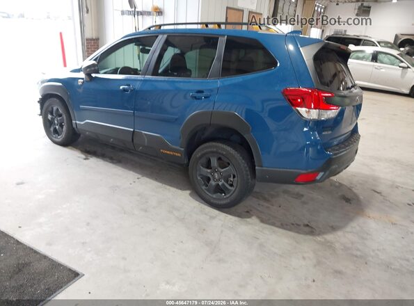 JF2SKAMC5NH401020 2022 SUBARU FORESTER Blue Trasero izquierdo