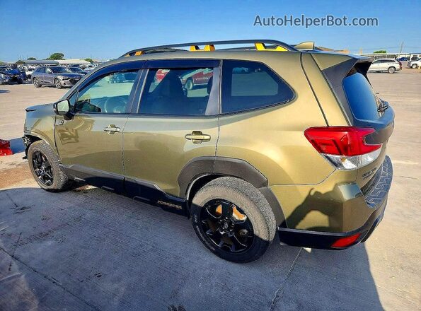 JF2SKAMC5NH445888 2022 SUBARU FORESTER Green უკანა მარცხენა