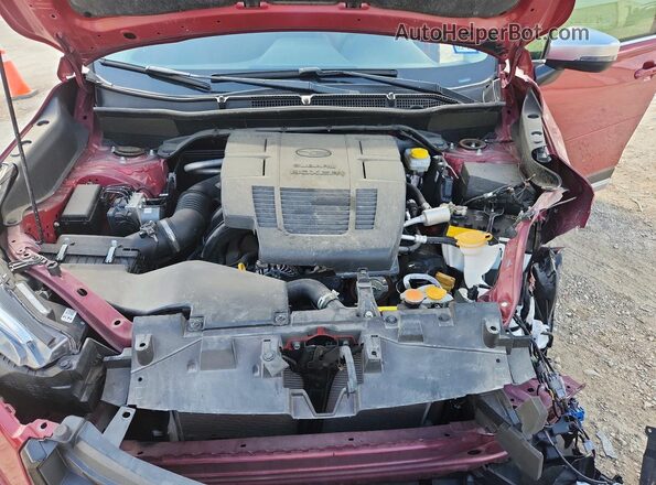 JF2SKAMC5RH466360 2024 SUBARU FORESTER Maroon ძრავის განყოფილების ხედი
