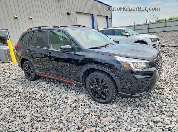 JF2SKAMC6LH593514 2020 SUBARU FORESTER Black Передня права чверть
