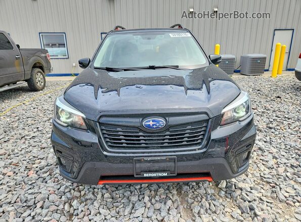 JF2SKAMC6LH593514 2020 SUBARU FORESTER Black Вид спереду