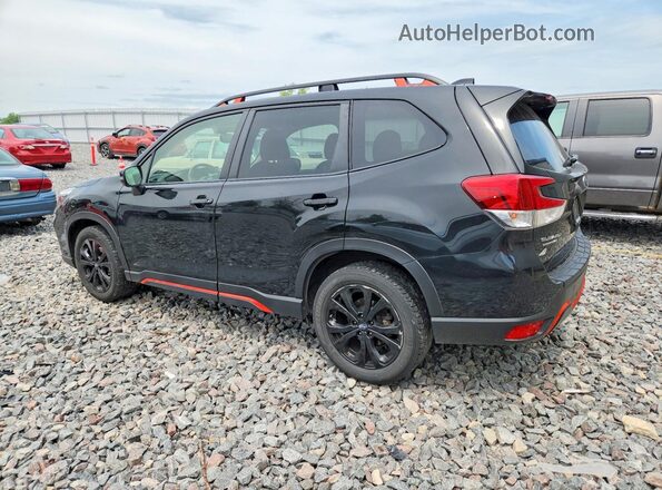 JF2SKAMC6LH593514 2020 SUBARU FORESTER Black Задня ліва чверть