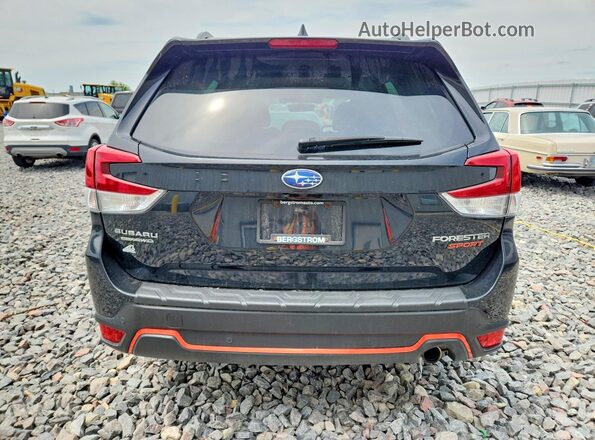 JF2SKAMC6LH593514 2020 SUBARU FORESTER Black Вид ззаду