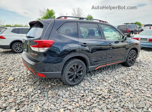 JF2SKAMC6LH593514 2020 SUBARU FORESTER Black Задня права чверть
