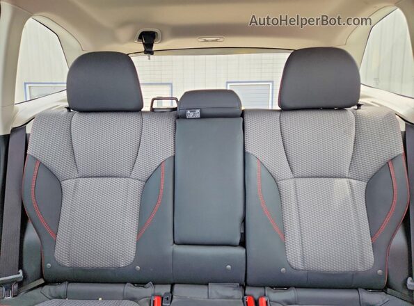 JF2SKAMC6LH593514 2020 SUBARU FORESTER Black Вид задніх сидінь