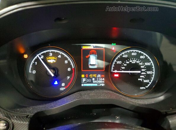 JF2SKAMC6NH513776 2022 SUBARU FORESTER Gray Вид щитка приладів