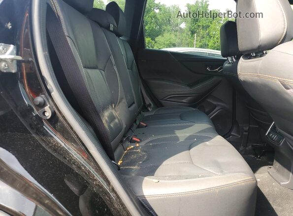 JF2SKAMC8NH425215 2022 SUBARU FORESTER Black Вид задніх сидінь