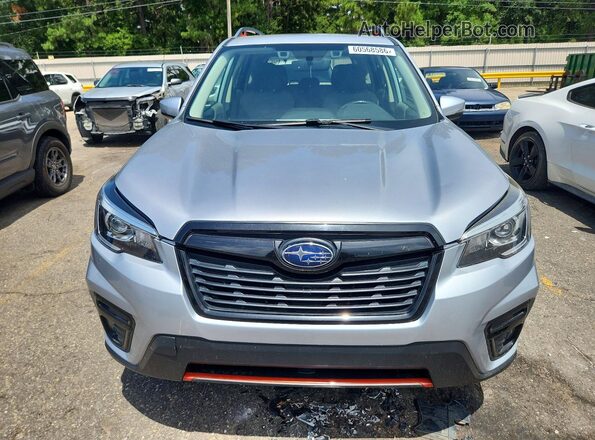 JF2SKAMC9LH400577 2020 SUBARU FORESTER Silver Вид спереду
