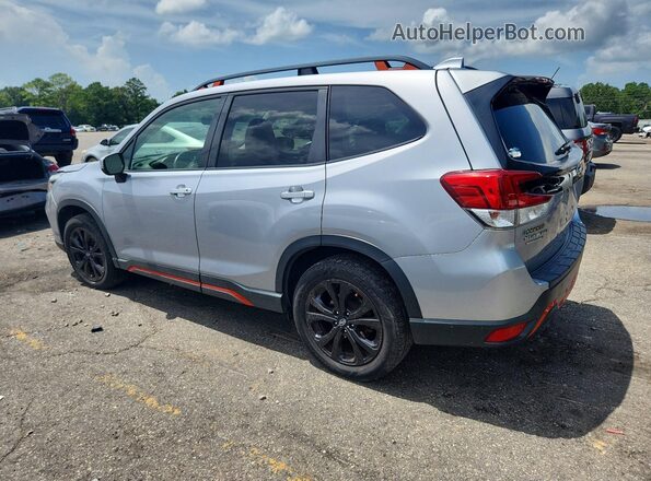 JF2SKAMC9LH400577 2020 SUBARU FORESTER Silver Задня ліва чверть