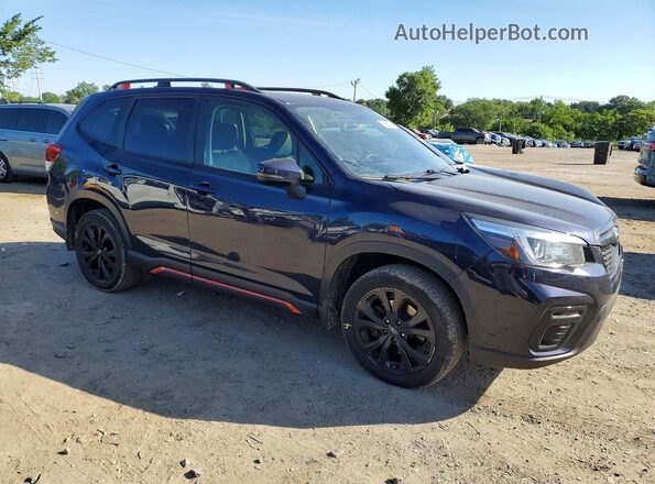 JF2SKAMC9LH409912 2020 SUBARU FORESTER Blue Передня права чверть