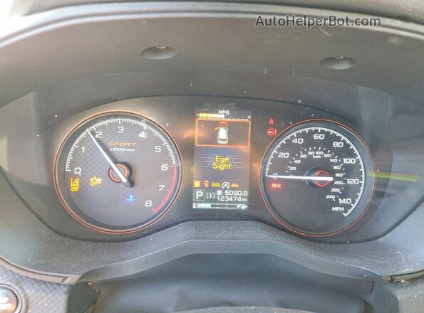 JF2SKAMC9LH409912 2020 SUBARU FORESTER Blue Вид щитка приладів