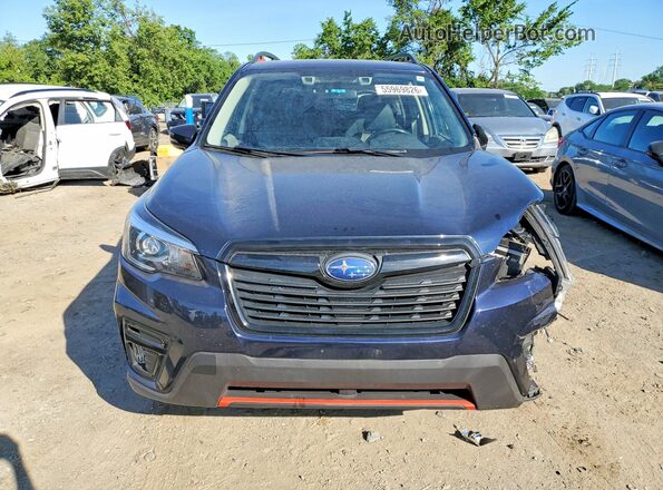 JF2SKAMC9LH409912 2020 SUBARU FORESTER Blue Вид спереду