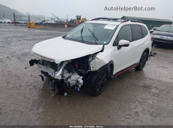 JF2SKAMC9LH447849 2020 SUBARU FORESTER White Przód lewy