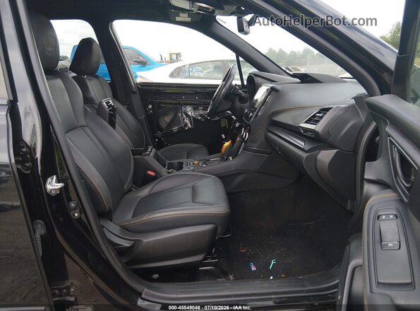 JF2SKAMCXPH430967 2023 SUBARU FORESTER Black წინა სალონის ხედი