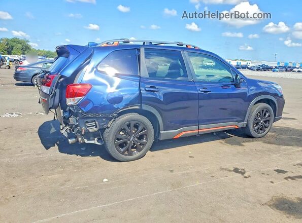 JF2SKAPC0KH482323 2019 SUBARU B9 Blue უკანა მარჯვენა