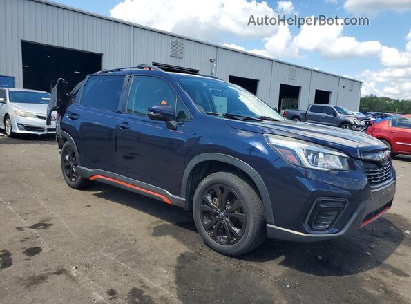JF2SKAPC0KH482323 2019 SUBARU B9 Blue წინა მარჯვენა
