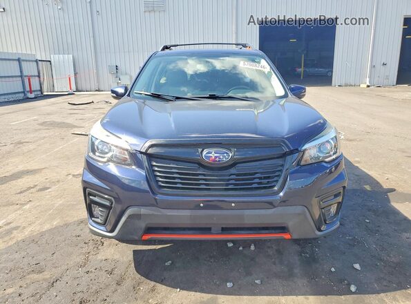 JF2SKAPC0KH482323 2019 SUBARU B9 Blue წინა ხედი