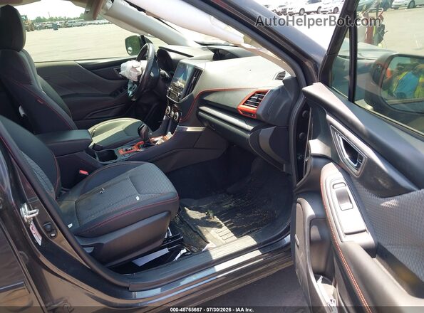 JF2SKAPC0KH543394 2019 SUBARU FORESTER Black Front interior view