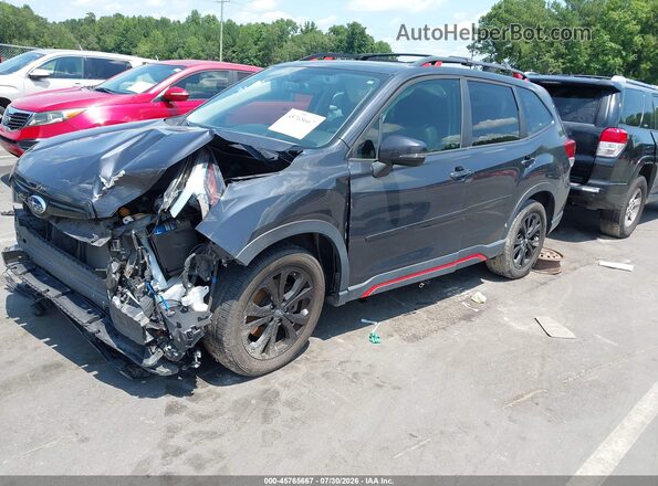 JF2SKAPC0KH543394 2019 SUBARU FORESTER Black Front left
