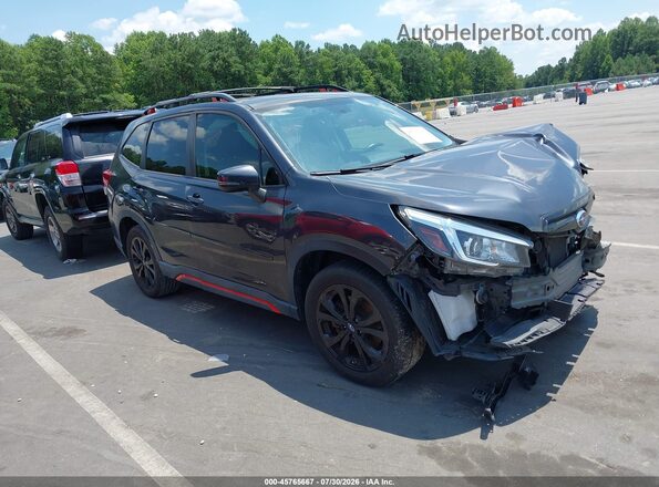 JF2SKAPC0KH543394 2019 SUBARU FORESTER Black Rear interior view