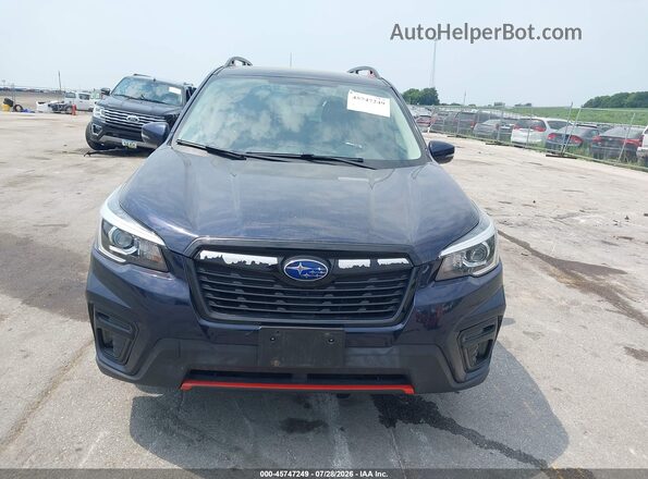 JF2SKAPC1KH586285 2019 SUBARU FORESTER Синий Вид спереди